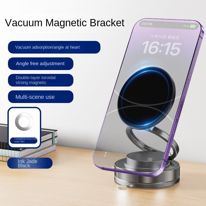 Magnetische Handyhalterung Auto mit Vakuum-Saugnapf | 360° drehbarer Handyhalter für Navigation