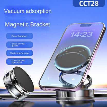 Magnetische Handyhalterung Auto mit Vakuum-Saugnapf | 360° drehbarer Handyhalter für Navigation