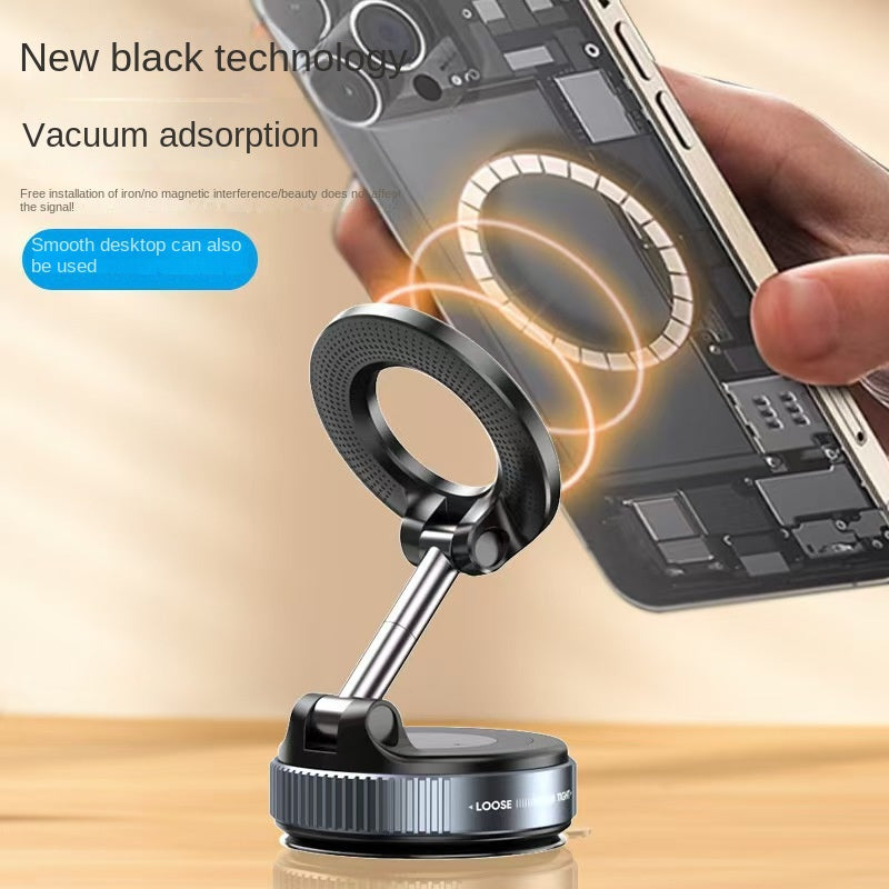 Magnetische Handyhalterung Auto mit Vakuum-Saugnapf | 360° drehbarer Handyhalter für Navigation