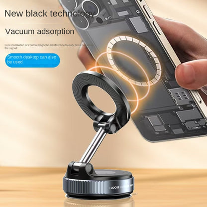 Magnetische Handyhalterung Auto mit Vakuum-Saugnapf | 360° drehbarer Handyhalter für Navigation