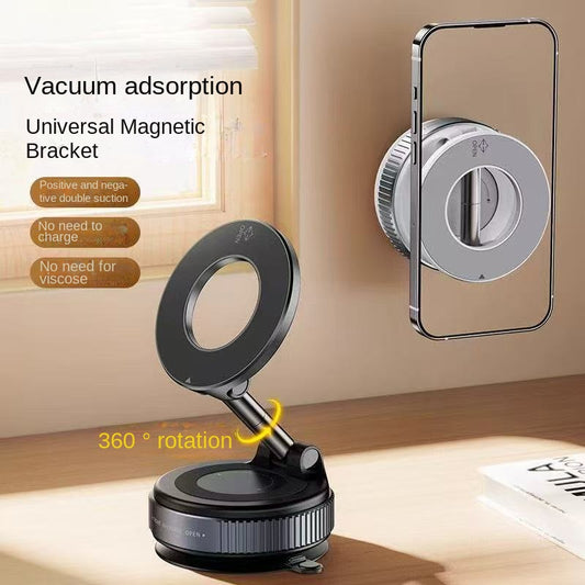 Magnetische Handyhalterung Auto mit Vakuum-Saugnapf | 360° drehbarer Handyhalter für Navigation