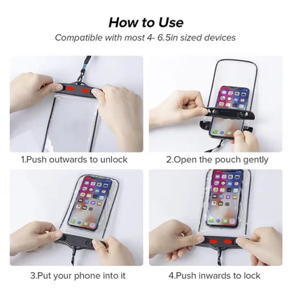 Wasserdichte Schwimmhülle mit Airbag – Floating Phone Case für iPhone, Samsung, Xiaomi & Huawei