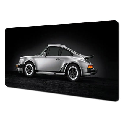 Großes Gaming-Mauspad im Sportwagen-Design – Motiv Porsche 911, rutschfest & stylisch für PC, Laptop & Gaming-Setup