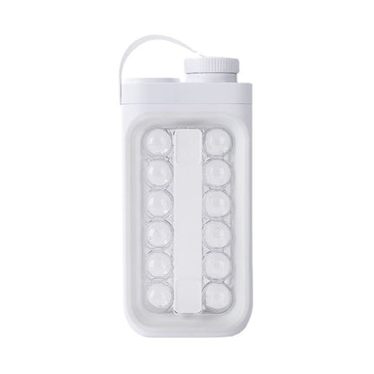 2-in-1 Eiswürfelform & Wasserflasche – Frische Eiswürfel. Überall. Jederzeit. ❄️