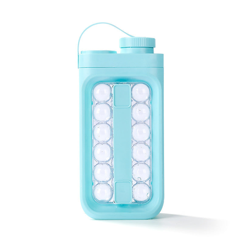 2-in-1 Eiswürfelform & Wasserflasche – Frische Eiswürfel. Überall. Jederzeit. ❄️