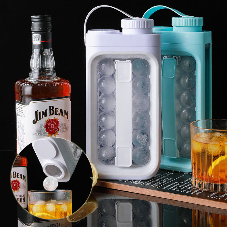 2-in-1 Eiswürfelform & Wasserflasche – Frische Eiswürfel. Überall. Jederzeit. ❄️