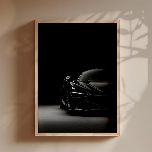 Berühmte Autos Poster – Supercar Leinwanddruck für Wohnzimmer, Büro & Home Dekoration (ohne Rahmen)